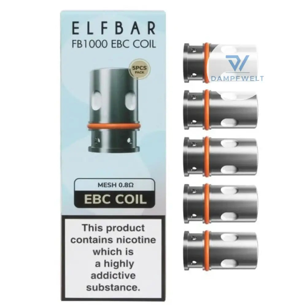 Elf Bar Fb 1000 Ebc Coils 5Stk. - 0.8 Ohm Mesh