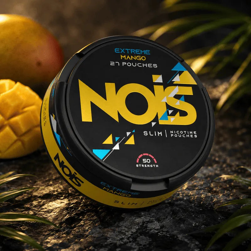 NOIS Extreme Slim Mango 50mg Nicotine Pouches Dose von Dampfwelt