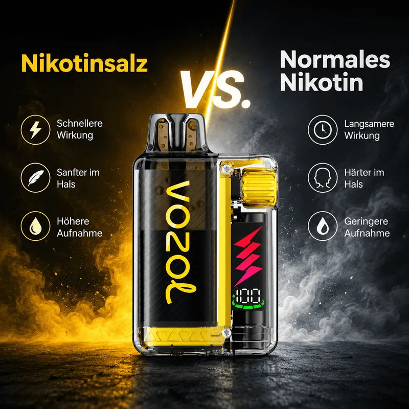 Nikotinsalz vs. Normales Nikotin: Was ist besser für dich?