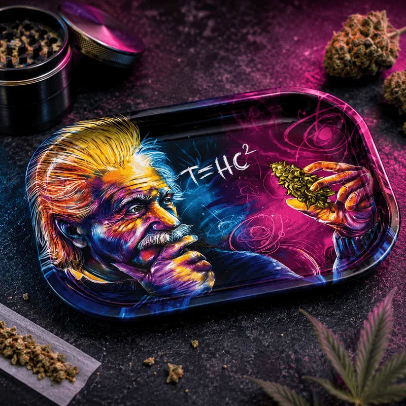 Rolling Tray THC2 Einstein 18cm x 14cm Mischunterlage von Dampfwelt