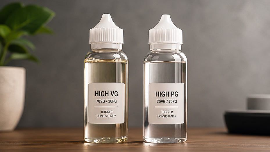 VG und PG im E-Liquid: Was das Verhältnis wirklich verändert