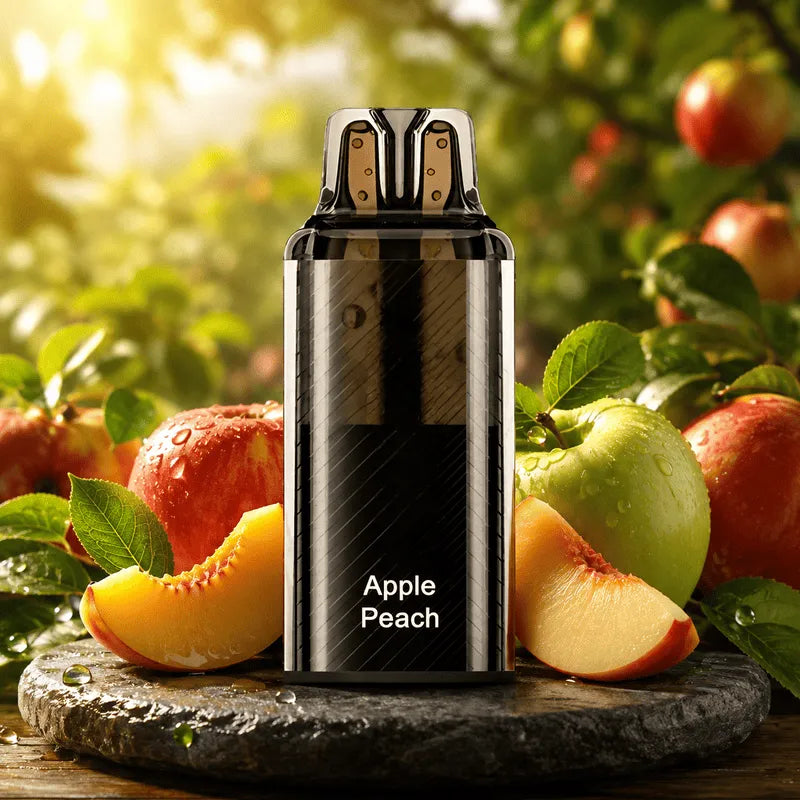 Vozol Vista Plug Pod Apple Peach mit Nikotinsalz fuer intensiven Geschmack bei Dampfwelt