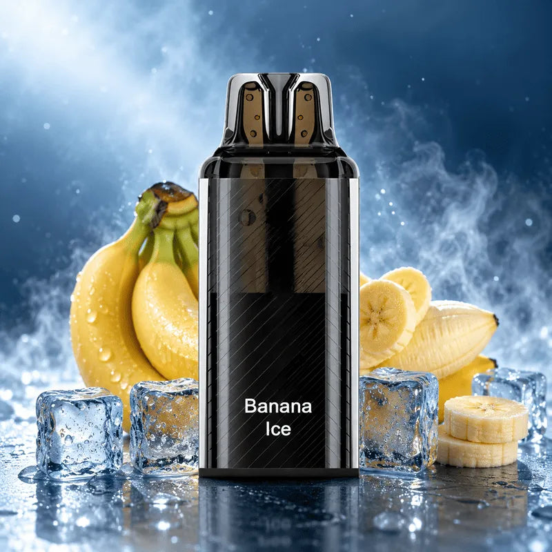 Vozol Vista Plug Pod Banana Ice mit 20mg Nikotinsalz fuer eiskalten Geschmack bei Dampfwelt
