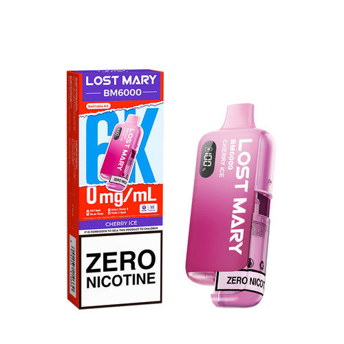 Lost Mary BM6000 Prefilled Pod Kit ZERO - Cherry Ice
