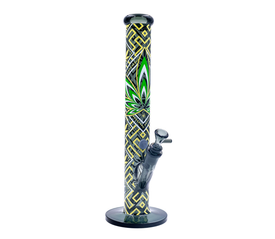 FireFlow & BlackLeaf  - Bong - Leaves 34 (40cm x 5.1cm)