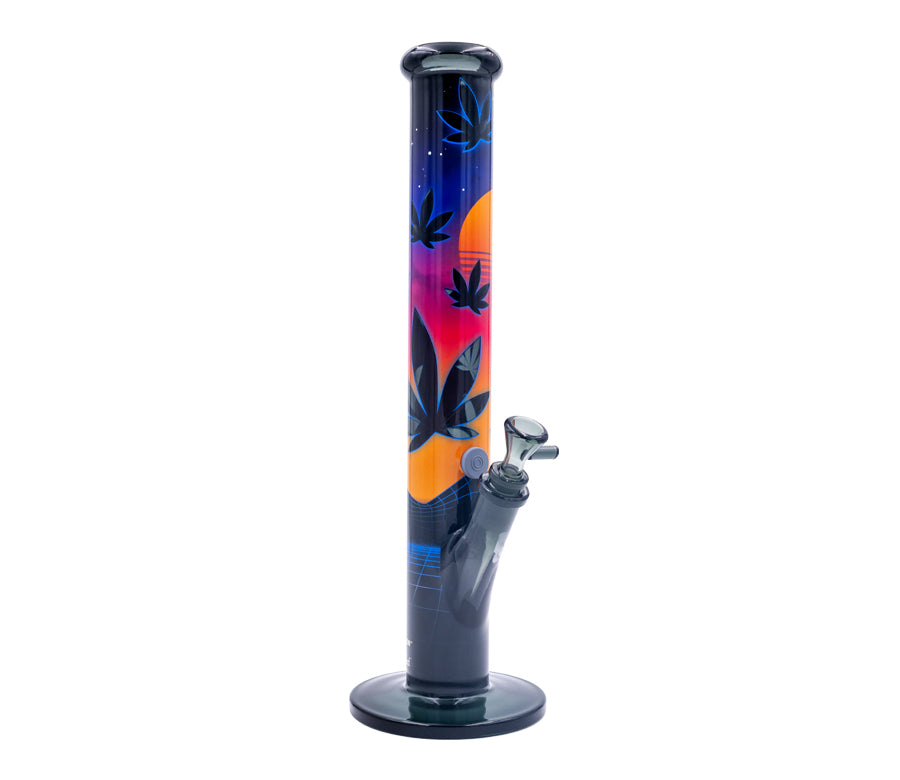FireFlow & BlackLeaf  - Bong - Leaves 37-3 (40cm x 5.1cm)
