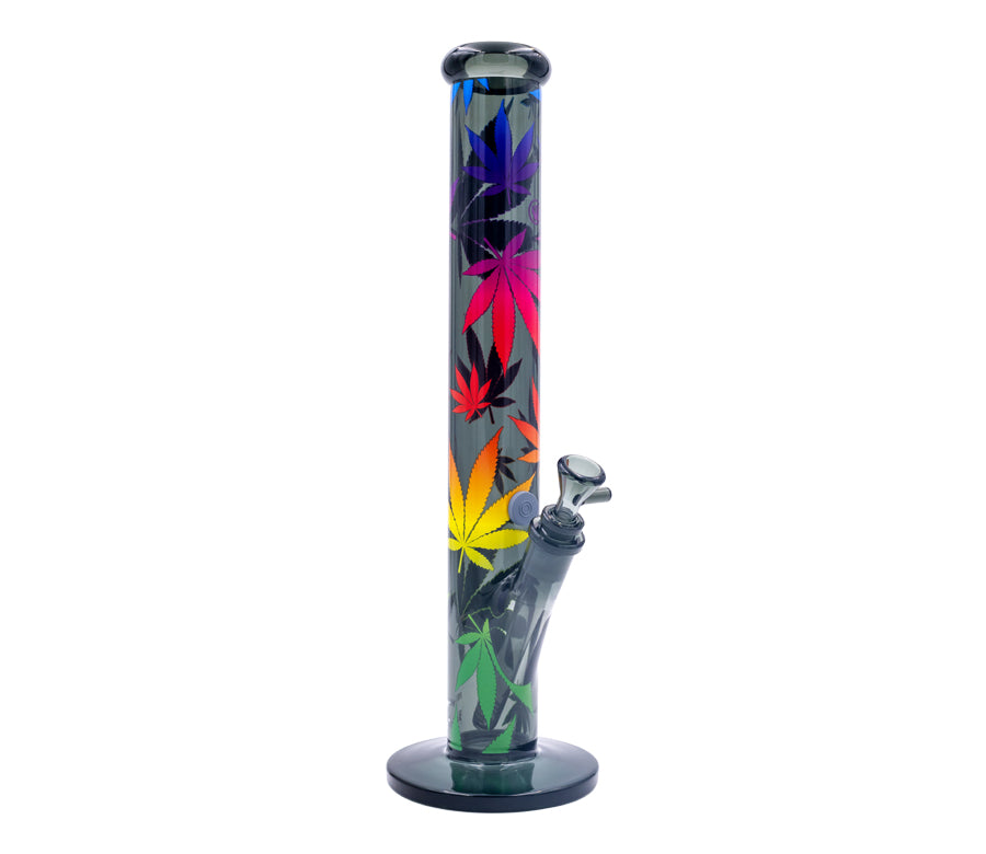 FireFlow & BlackLeaf  - Bong - Leaves Gradient (40cm x 5.1cm)