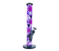 FireFlow & BlackLeaf  - Bong - Pink Leaves (40cm x 5.1cm)
