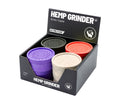 FireFlow - Hemp Grinder 5.5cm 2P - Leaf Pattern (8 Stk.)