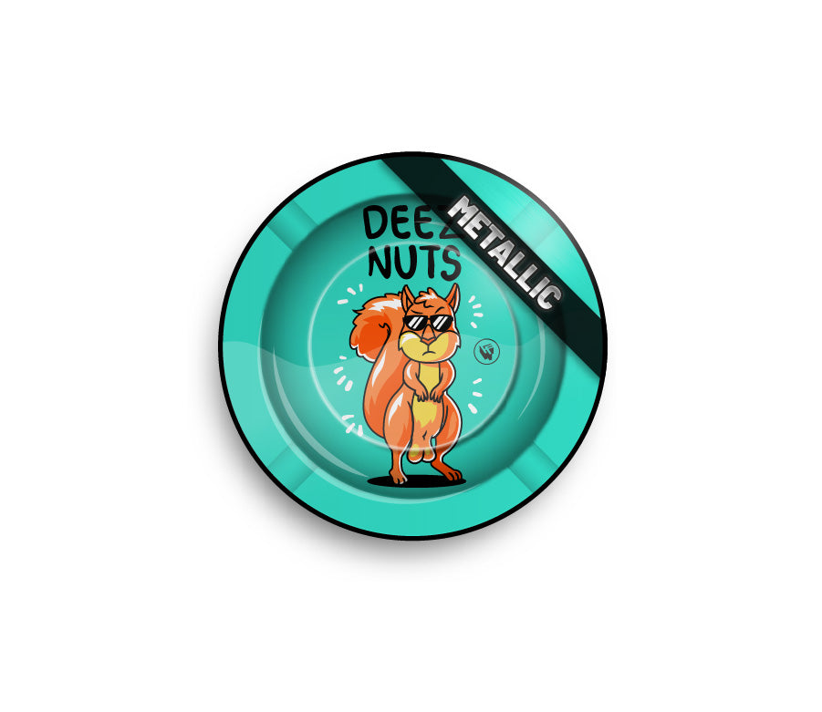 FireFlow - Metal Ashtray - Deez Nutz metallic - 14cm (6 Stk.)