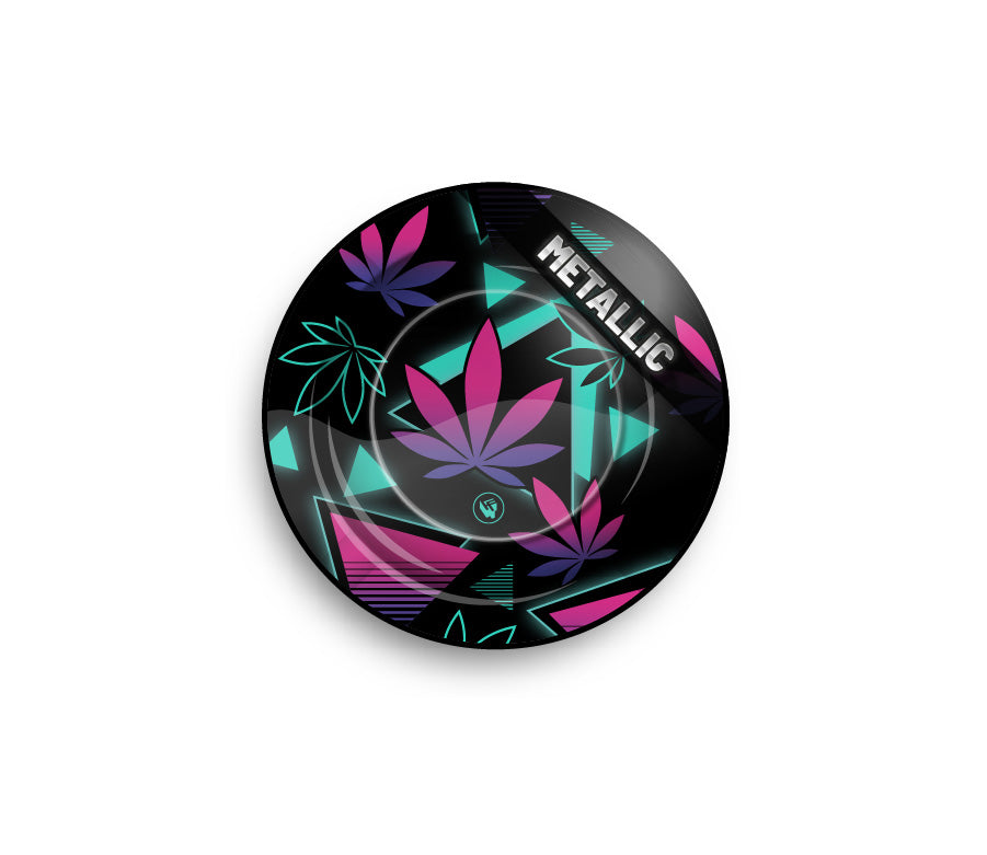FireFlow - Metal Ashtray - Leaves 37 4/4 metallic - 14cm (6 Stk.)