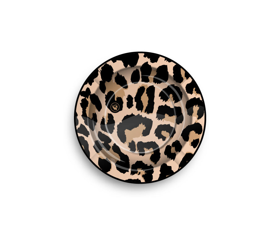 FireFlow - Metal Ashtray - Leopard metallic - 14cm (6 Stk.)