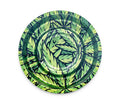 FireFlow - Metal Coffeeshop Ashtray - M - Leaves 33 Green 16cm (4 Stk.)