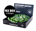 FireFlow - Metal Coffeeshop Ashtray - M - Mixed 16cm (4 Stk.)