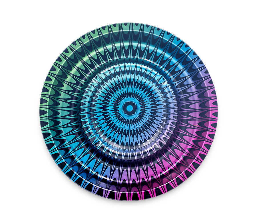 FireFlow - Metal Coffeeshop Ashtray - M - Trippy 1 16cm (4 Stk.)