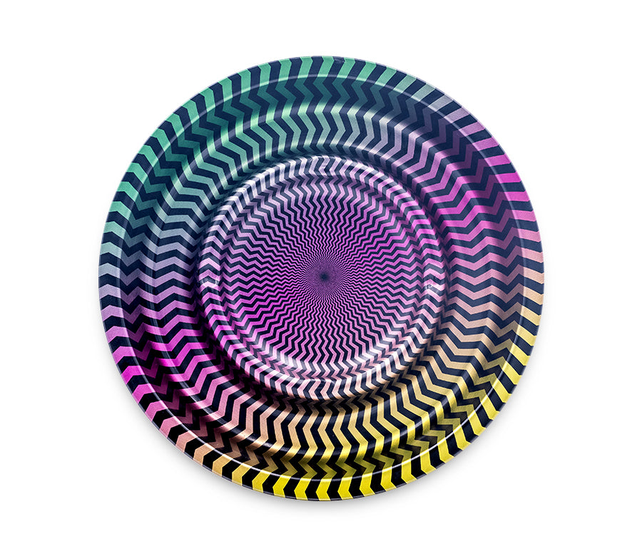 FireFlow - Metal Coffeeshop Ashtray - M - Trippy 2 16cm (4 Stk.)