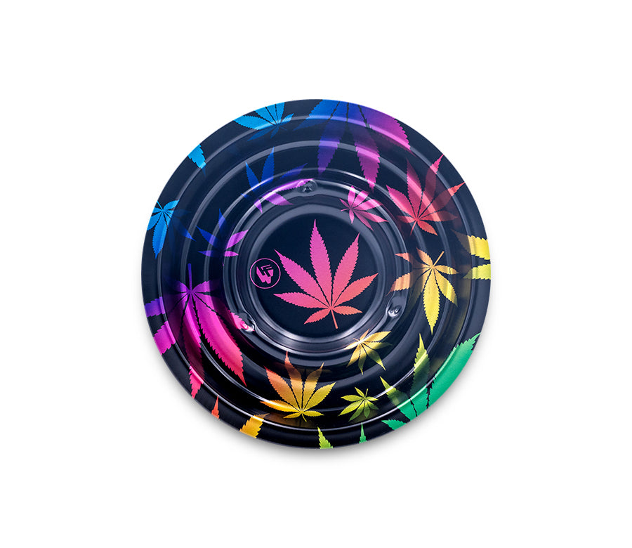 FireFlow - Metal Coffeeshop Ashtray - S - Leaves Gradient 13.6cm (4 Stk.)