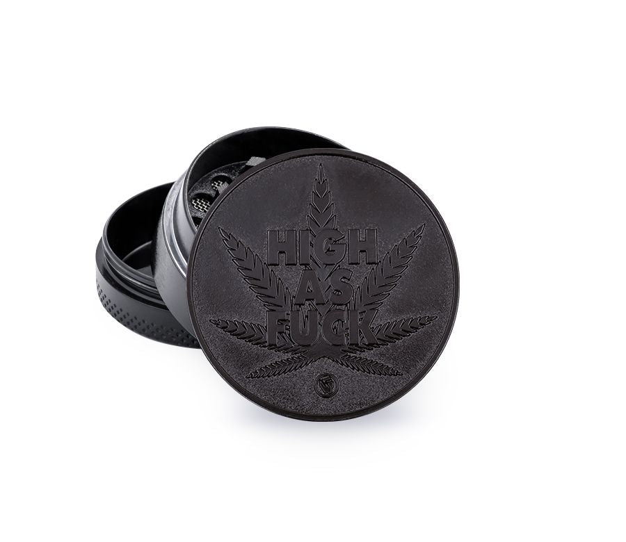 FireFlow - Metal Grinder 4cm 3P - Black - High As Fuck (6 Stk.)