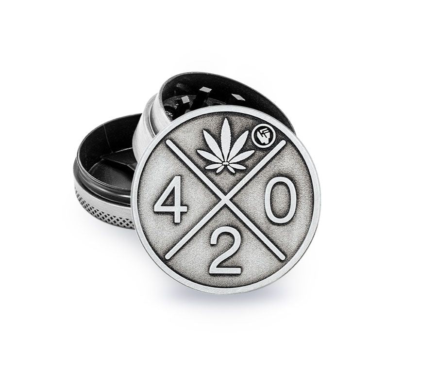 FireFlow - Metal Grinder 4cm 3P - Silver - 420  (6 Stk.)