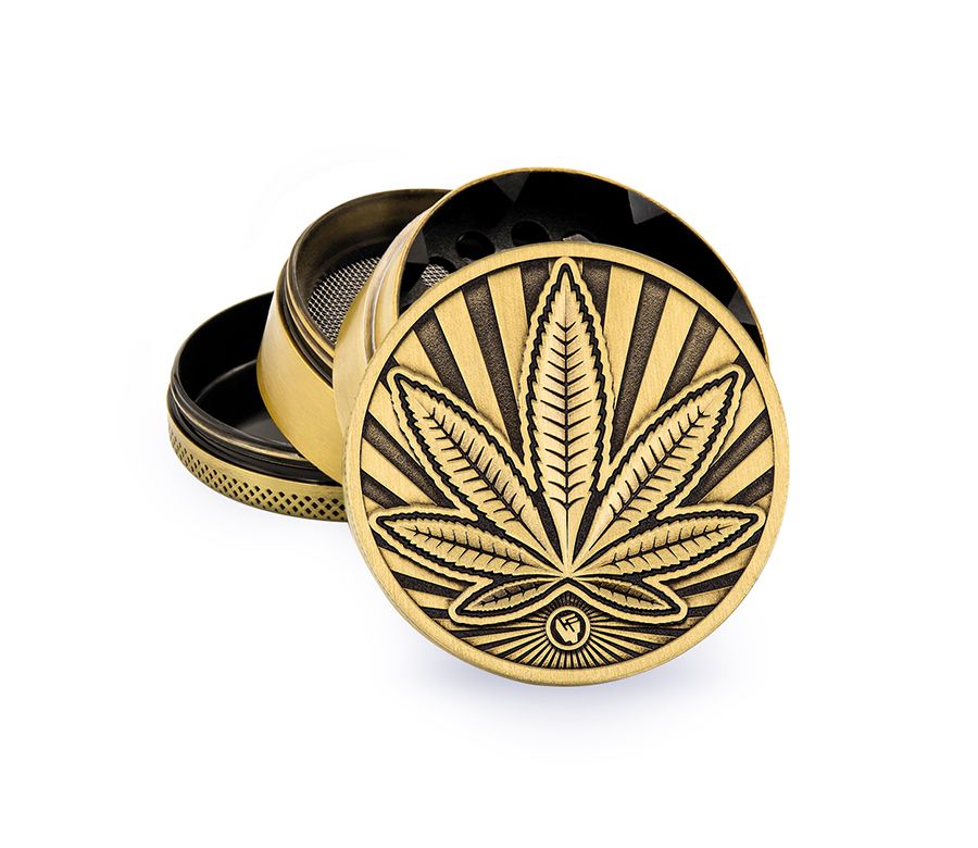 FireFlow - Metal Grinder 5cm 4P - Gold - Highlife (4 Stk.)