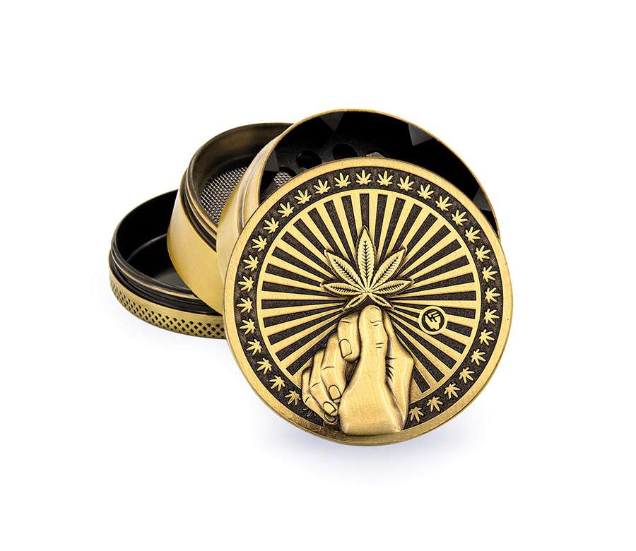 FireFlow - Metal Grinder 5cm 4P - Gold - Hope (4 Stk.)