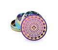 FireFlow - Metal Grinder 5cm 4P - Icy - Leaf Pattern (4 Stk.)