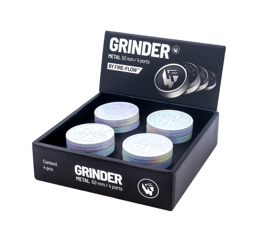 FireFlow - Metal Grinder 5cm 4P - Icy Pearl - 420 Love (4 Stk.)