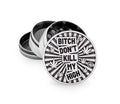 FireFlow - Metal Grinder 5cm 4P - Silver - Bitch Dont Kill My High (4 Stk.)
