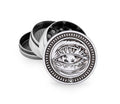 FireFlow - Metal Grinder 5cm 4P - Silver - Faded (4 Stk.)
