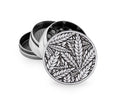FireFlow - Metal Grinder 5cm 4P - Silver - Leaves 33 (4 Stk.)