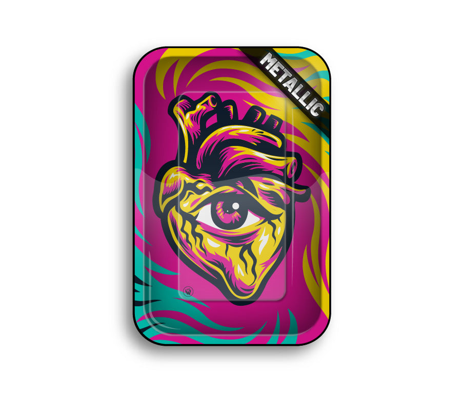 FireFlow - Rolling Tray - M - Hearts 3/4 - 27.5cm x 17.5cm (4 Stk.)
