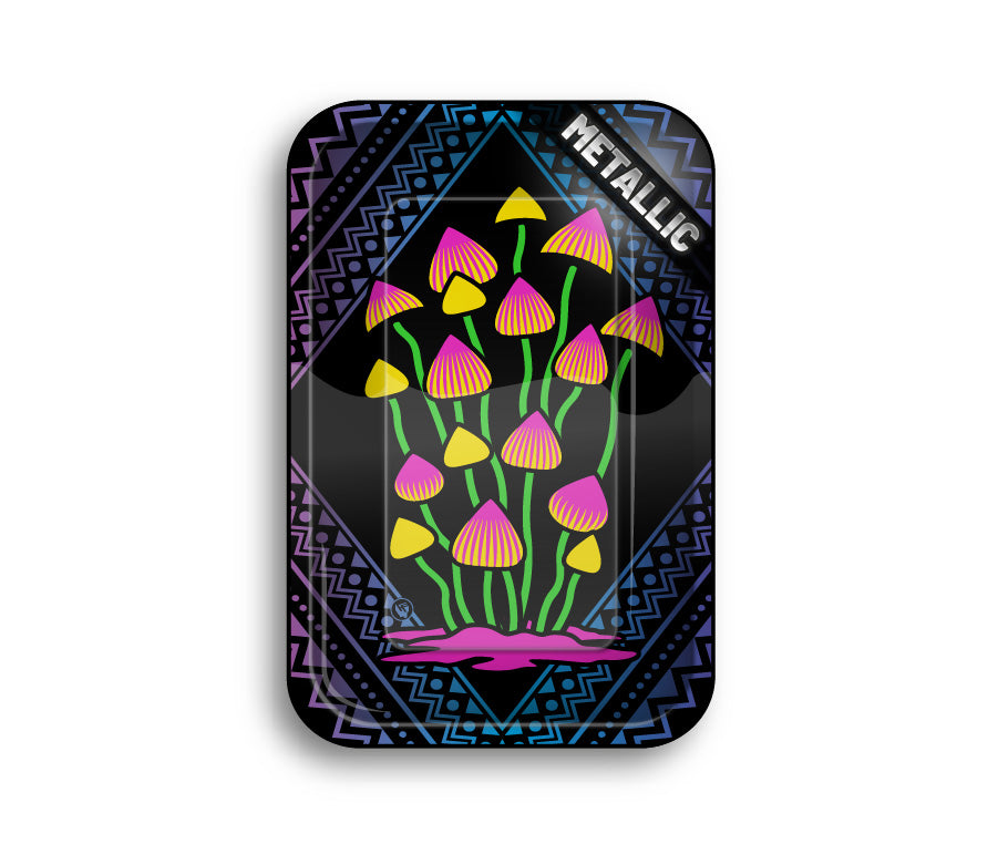 FireFlow - Rolling Tray - M - Shrooms 5 2/4 - 27.5cm x 17.5cm (4 Stk.)