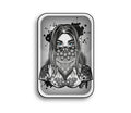 FireFlow - Rolling Tray - M - Tattoo Girl 1/4  - 27.5cm x 17.5cm (4 Stk.)