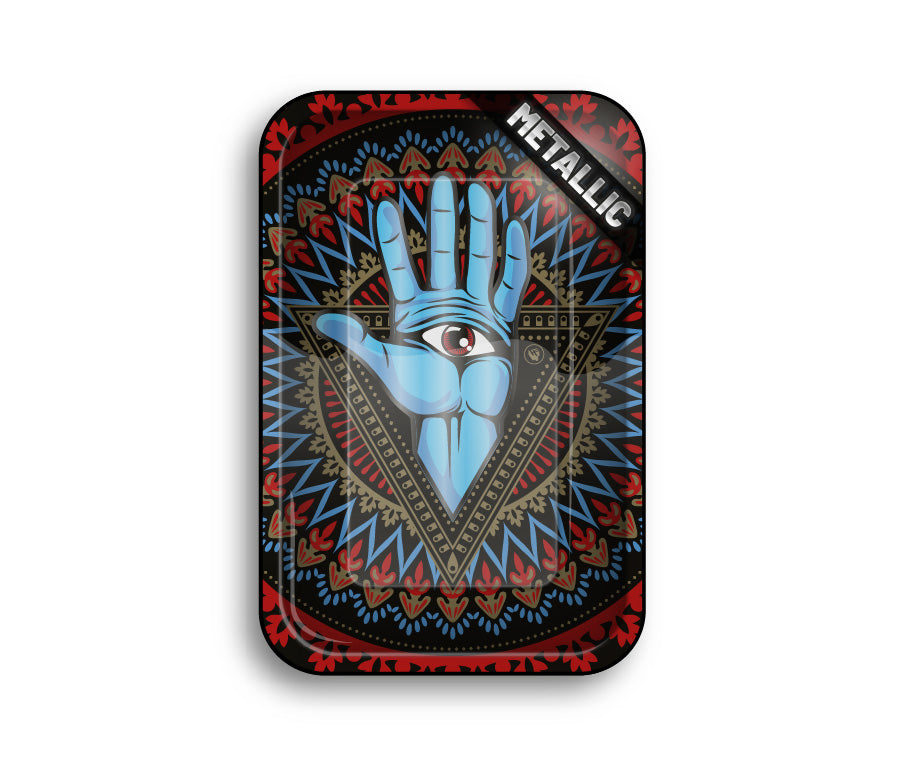 FireFlow - Rolling Tray - M - Trippy 3rd Eye - 27.5cm x 17.5cm (4 Stk.)