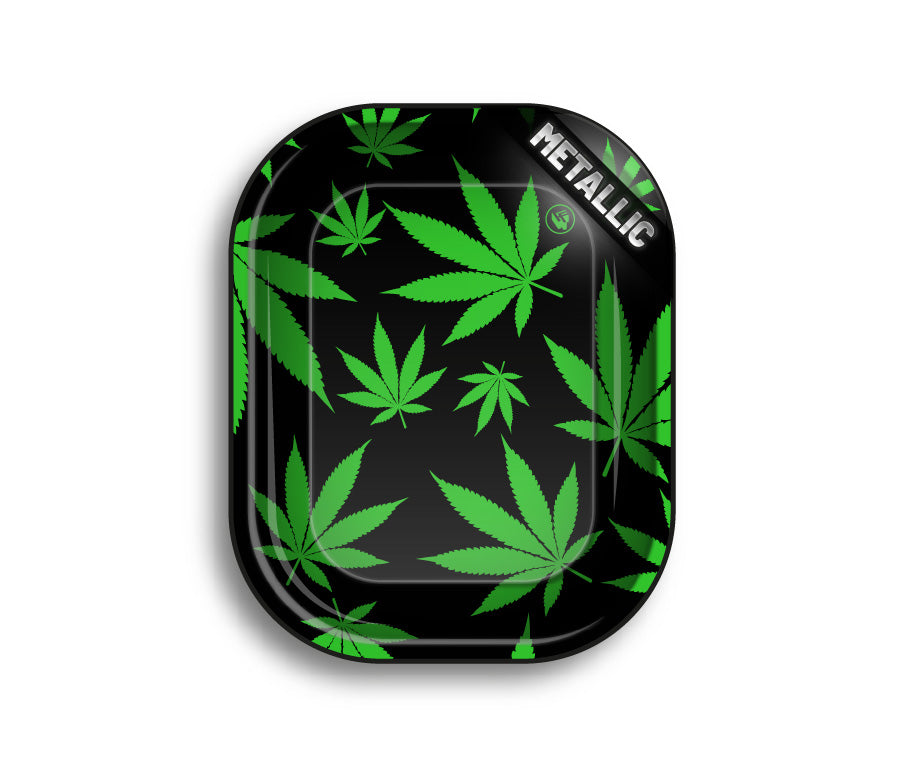FireFlow - Rolling Tray - S - Leaves Green - 14cm x 18cm (4 Stk.)