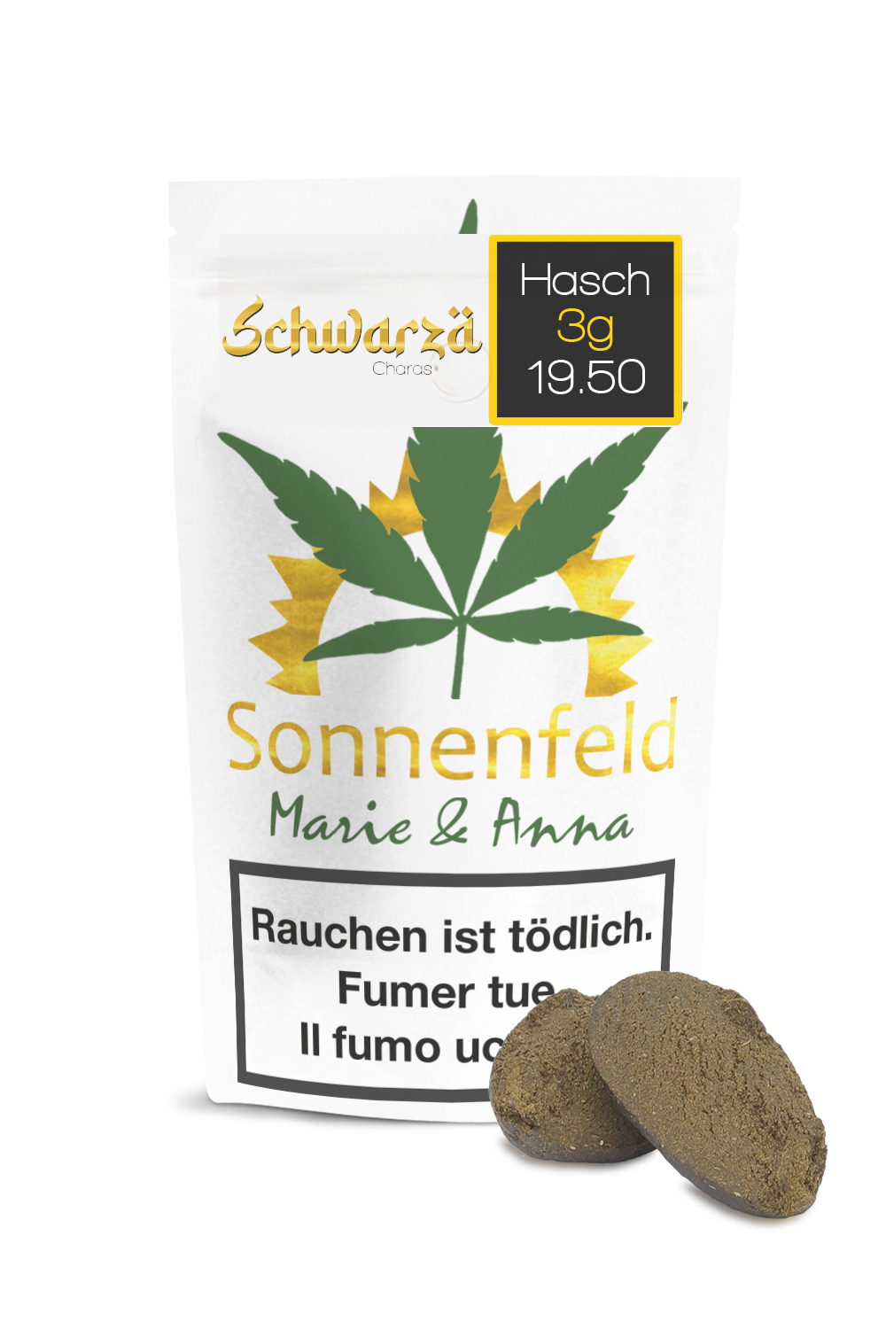Sonnenfeld CBD - Hasch - Charas (CHF 19.50/3g)