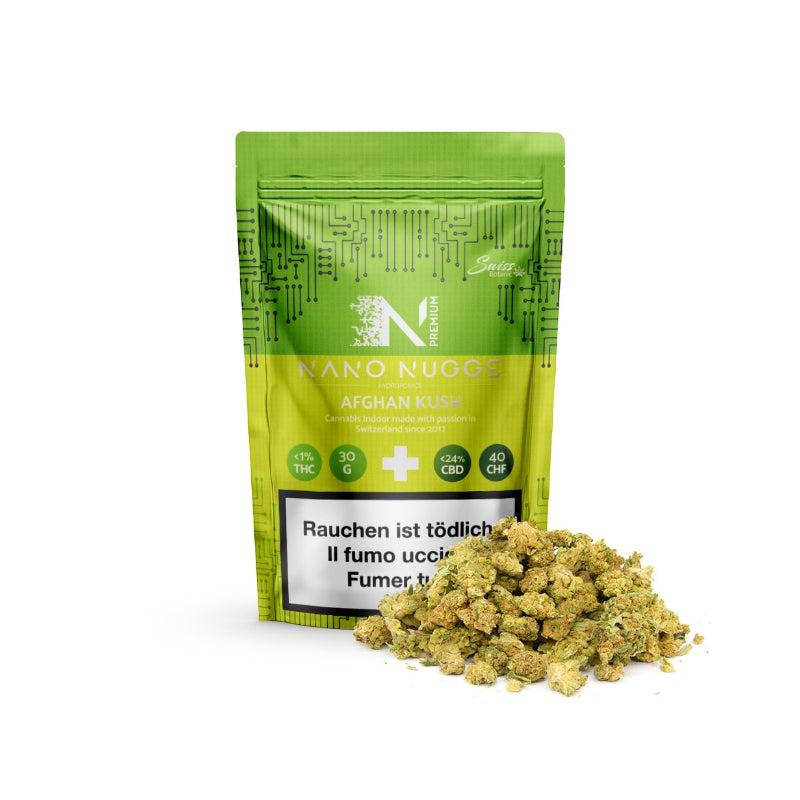 Swiss Botanic - Nano Nuggs - Afghan Kush - Indoor CBD - 30g