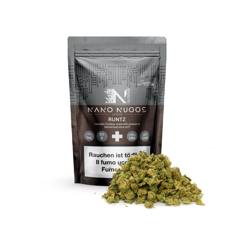Swiss Botanic - Nano Nuggs - Runtz - Outdoor CBD - 50g