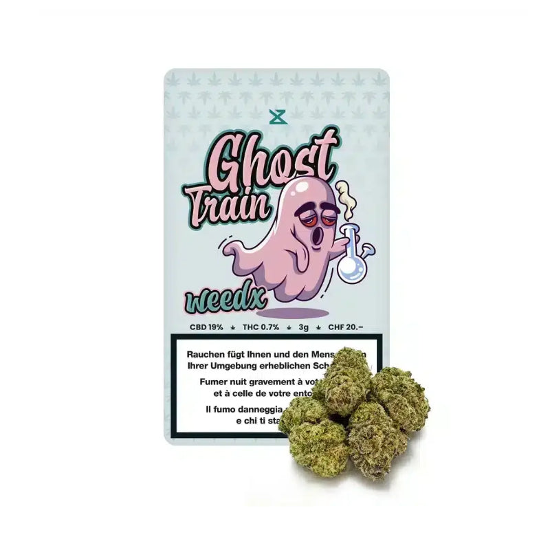 Weedx - Ghost Train - Indoor CBD Blüten - 3g