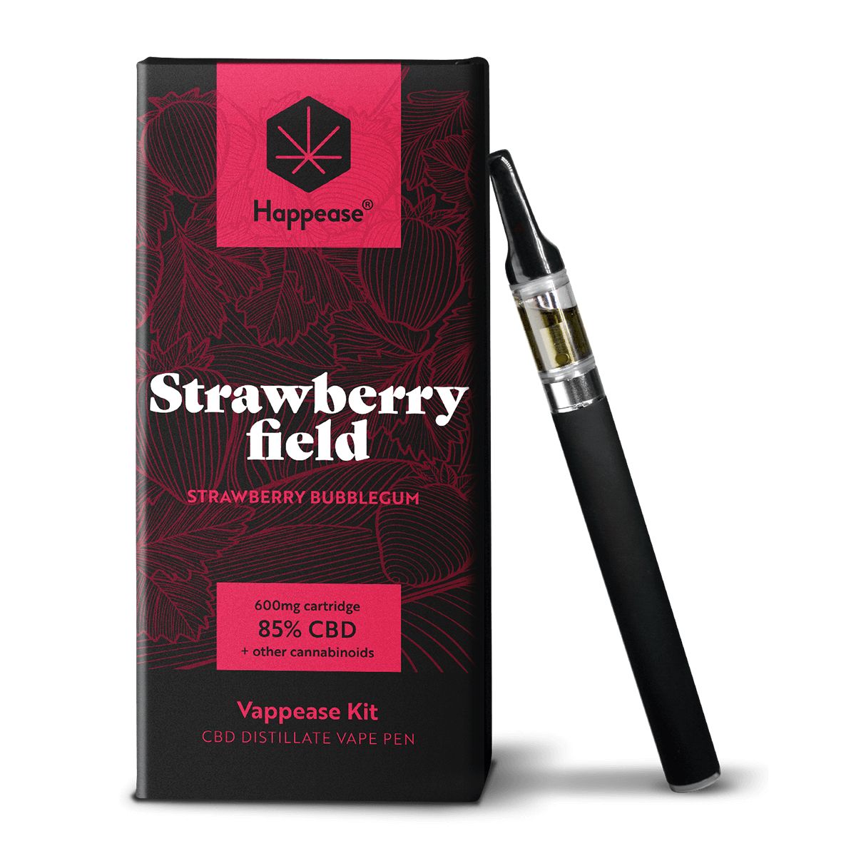 Happease - Vaping Starter Kit 85% CBD - Strawberry Field