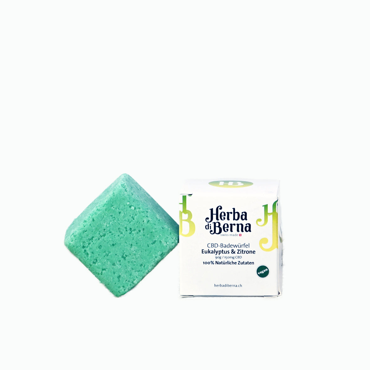 Herba di Berna - CBD Badewürfel - 150mg CBD - Eukalyptus & Zitrone