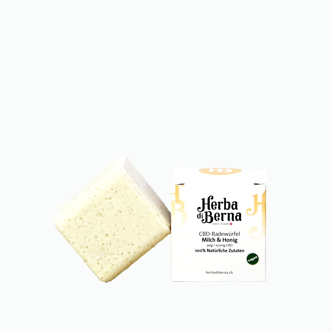 Herba di Berna - CBD Badewürfel - 150mg CBD - Milch & Honig