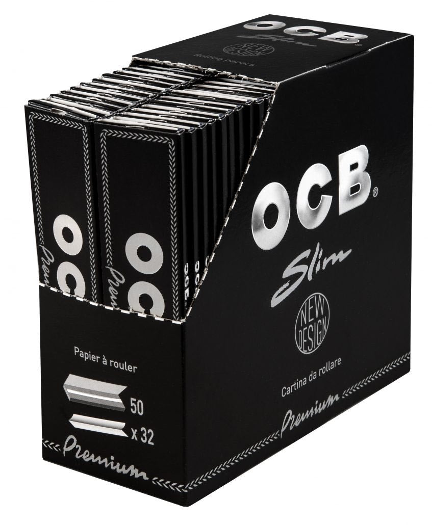 OCB KS Premium Slim schwarz (50 Stk.)