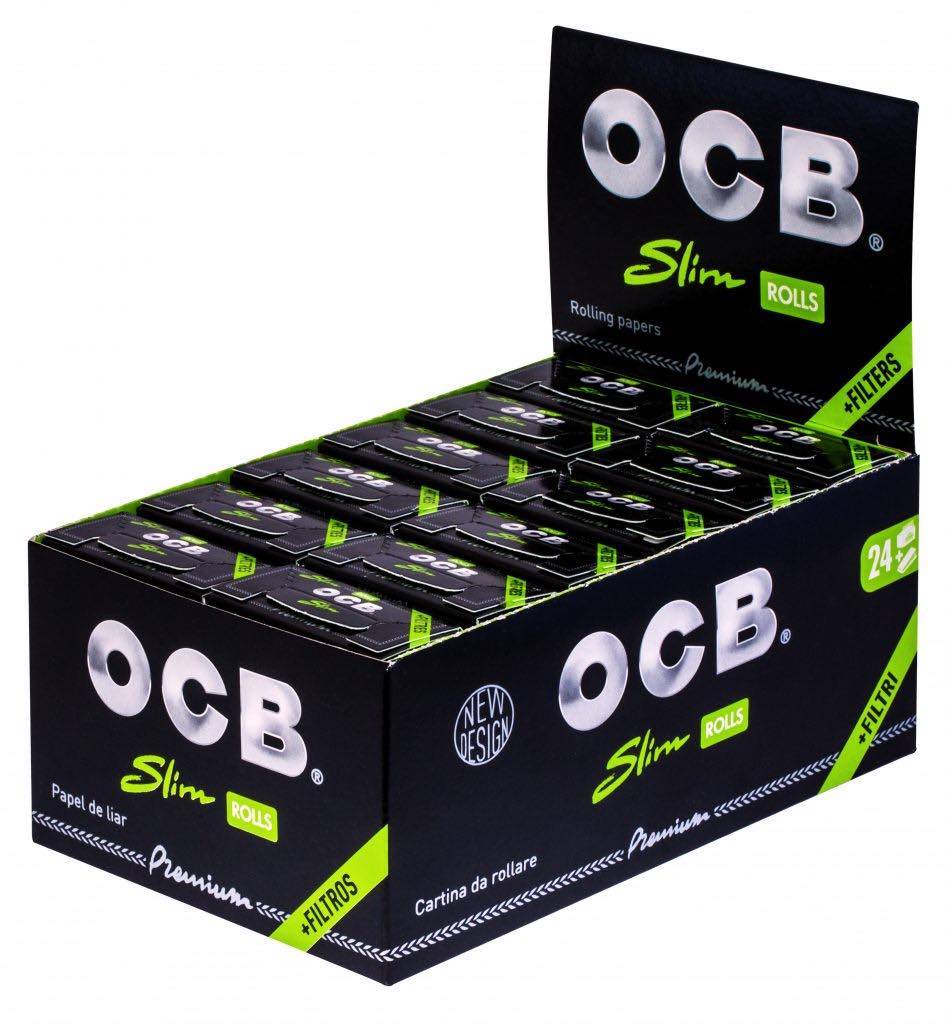 OCB Rolls Premium Slim + Tips (24 Stk.)