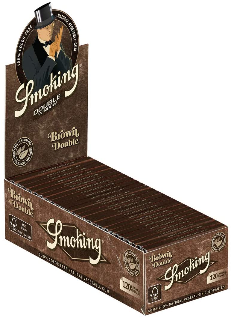 Smoking DW Brown Unbleached (25 Stk.)