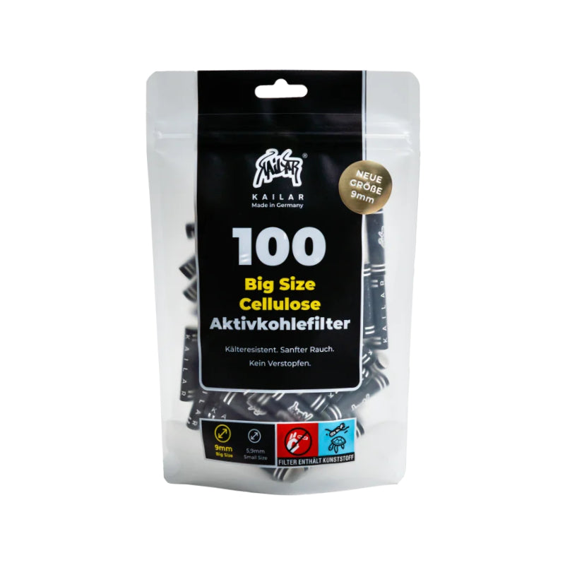 Kailar - BIG Size (9mm) - 100 Stück - Black