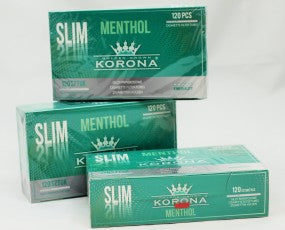 Korona Zig. Hülsen Slim Menthol (120 Stk.)