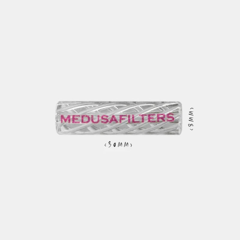 MedusaFilters - Twisted Glass Filter - 08mm - 1 Stück