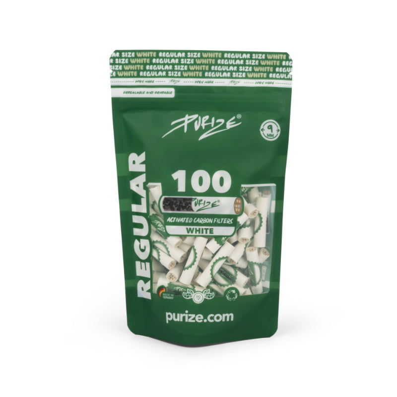 Purize - Regular Size - 9mm - 100 Stück - White