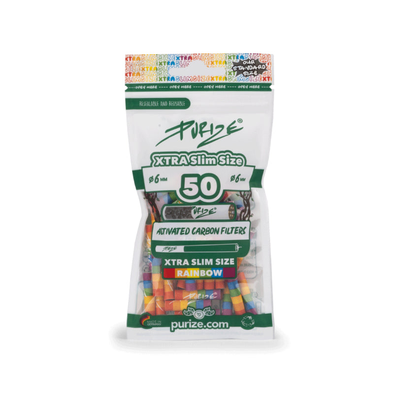Purize - Xtra Slim Size - 50 Stück - Rainbow